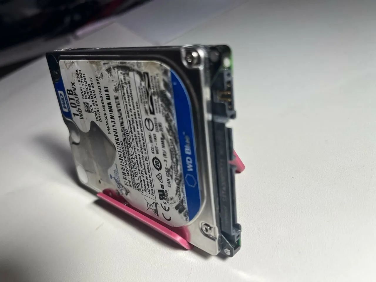 HD 2,5" slim WD Blue 1 Terabyte saudável  - Foto 2