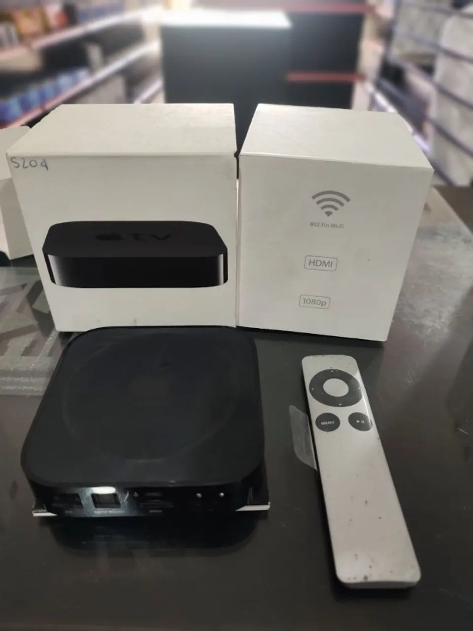 Apple Tv A1469 3a Geração Full Hd Hdmi Preto