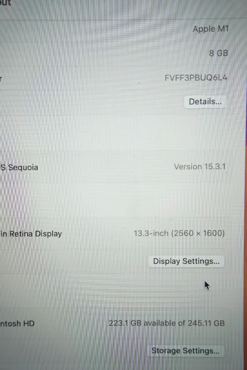 Macbook AIR M1, 8gb, 256gb - Space Gray - Foto 4