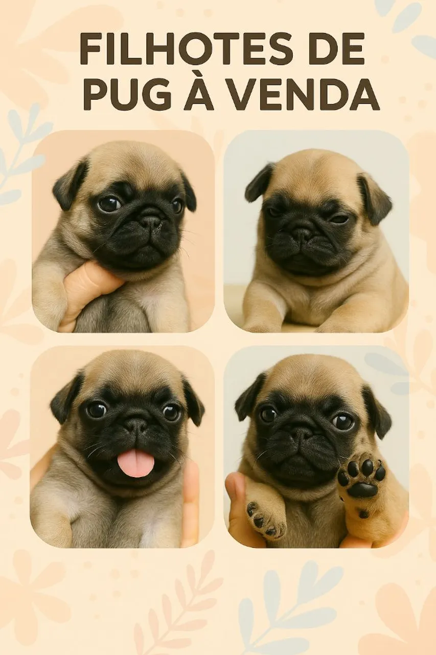 Filhotes de Pug à venda