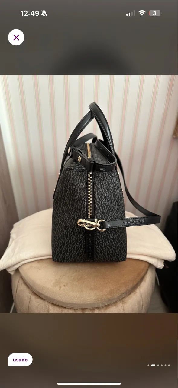Bolsa Victor Hugo Fleur al Nero black - Foto 3