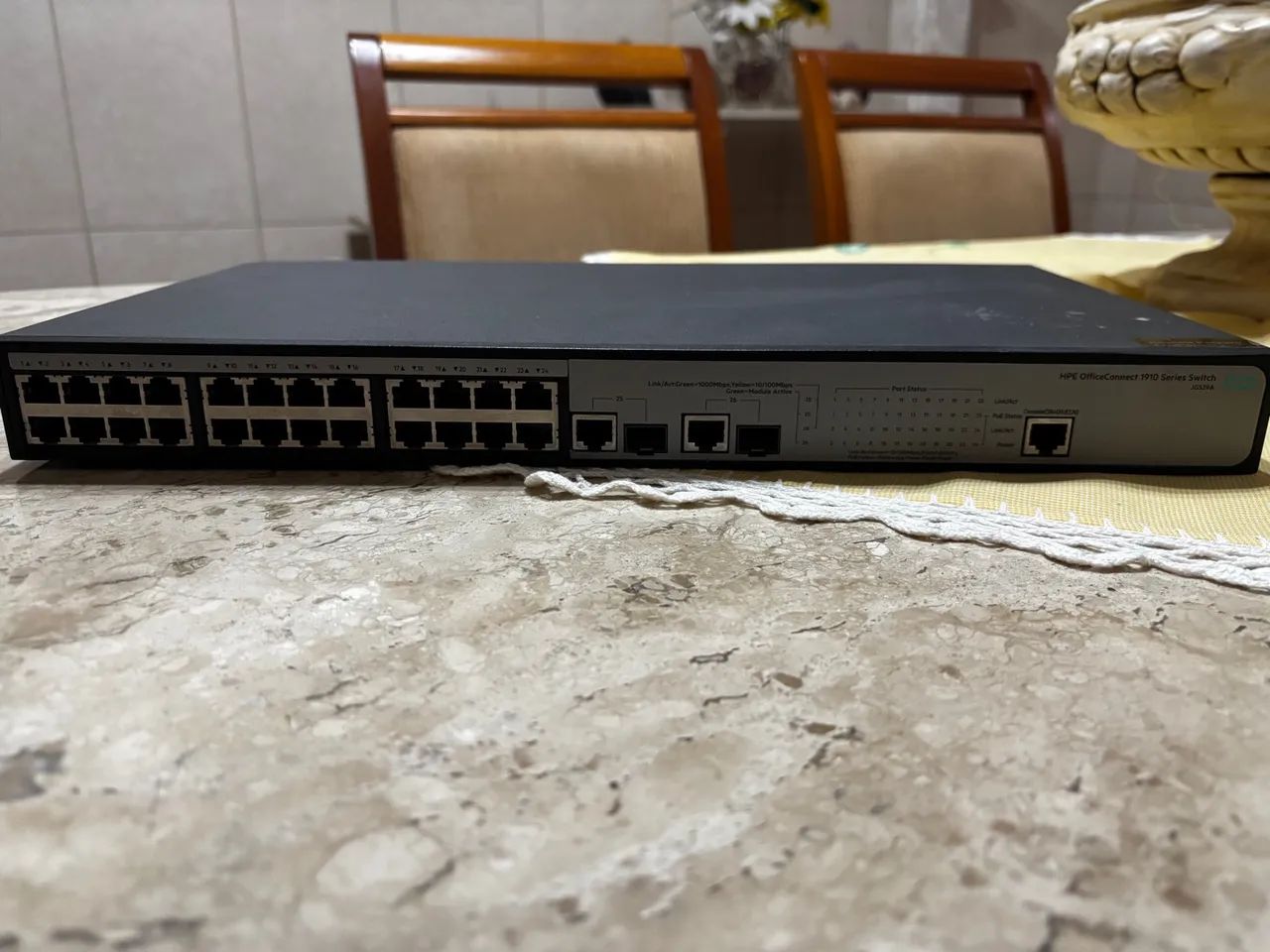 Switch HPE 5500-24G-SFP HI (JG539A) - 24 Portas Gigabit Layer 3 - Usado - Foto 2