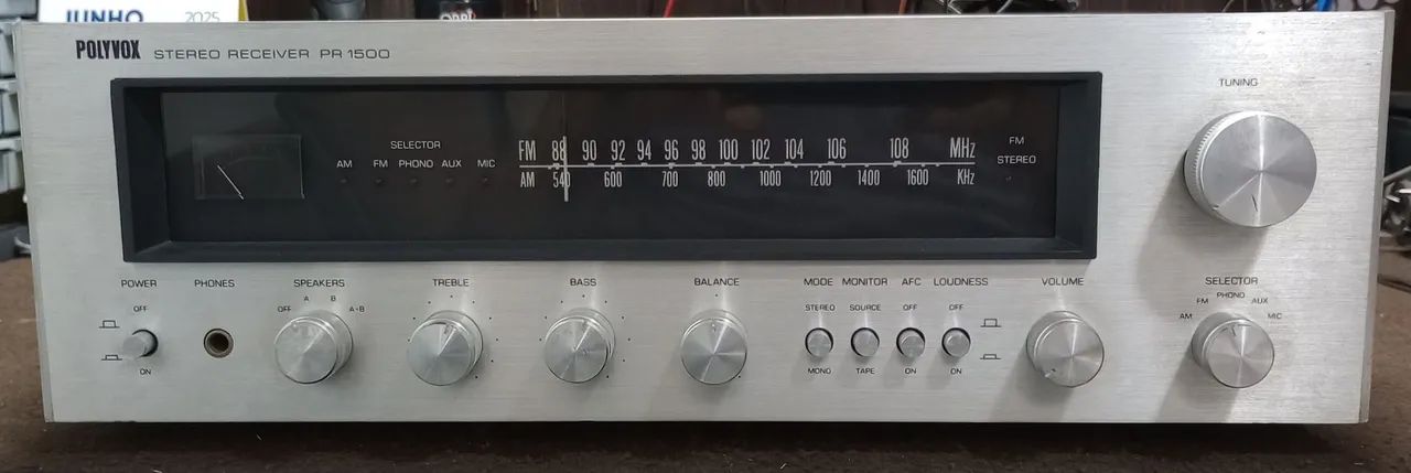 Receiver Polyvox PR 1500 - Vintage - Foto 2