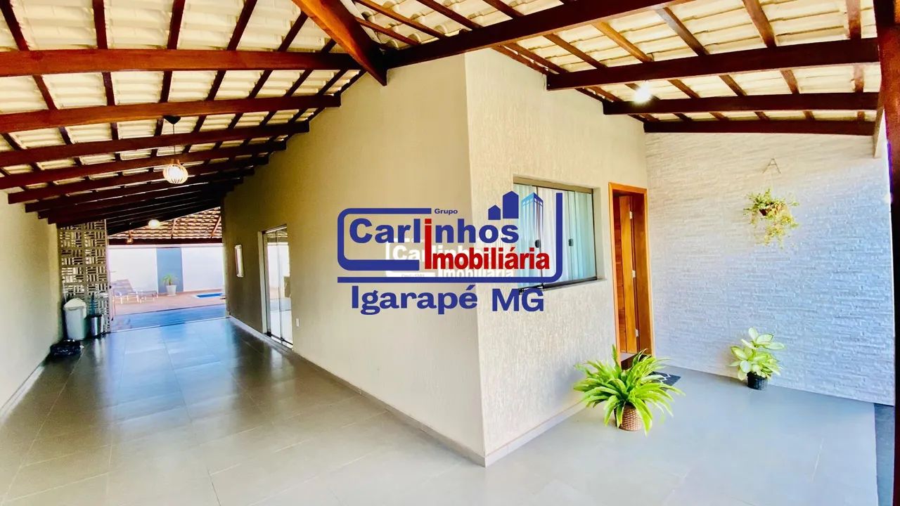 Casa 3 Quartos, Sendo 1 Suíte no Pousada Del Rey, Igarapé/MG - Casa com piscina aquecida! - Foto 5
