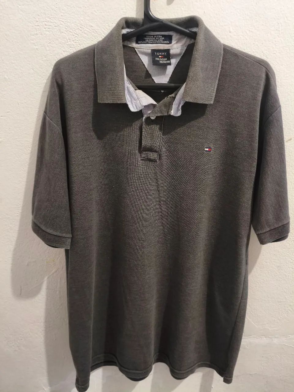 Camisa Tommy Hilfiger cinza  - Foto 2