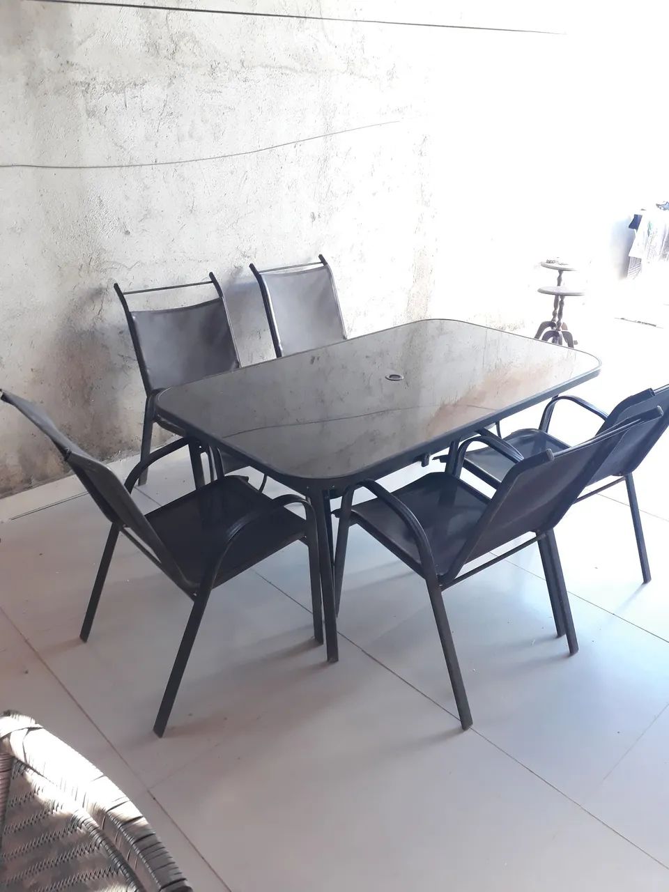 Mesa área gourmet 