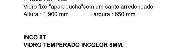 Vidro box paraducha banheiro - Foto 2