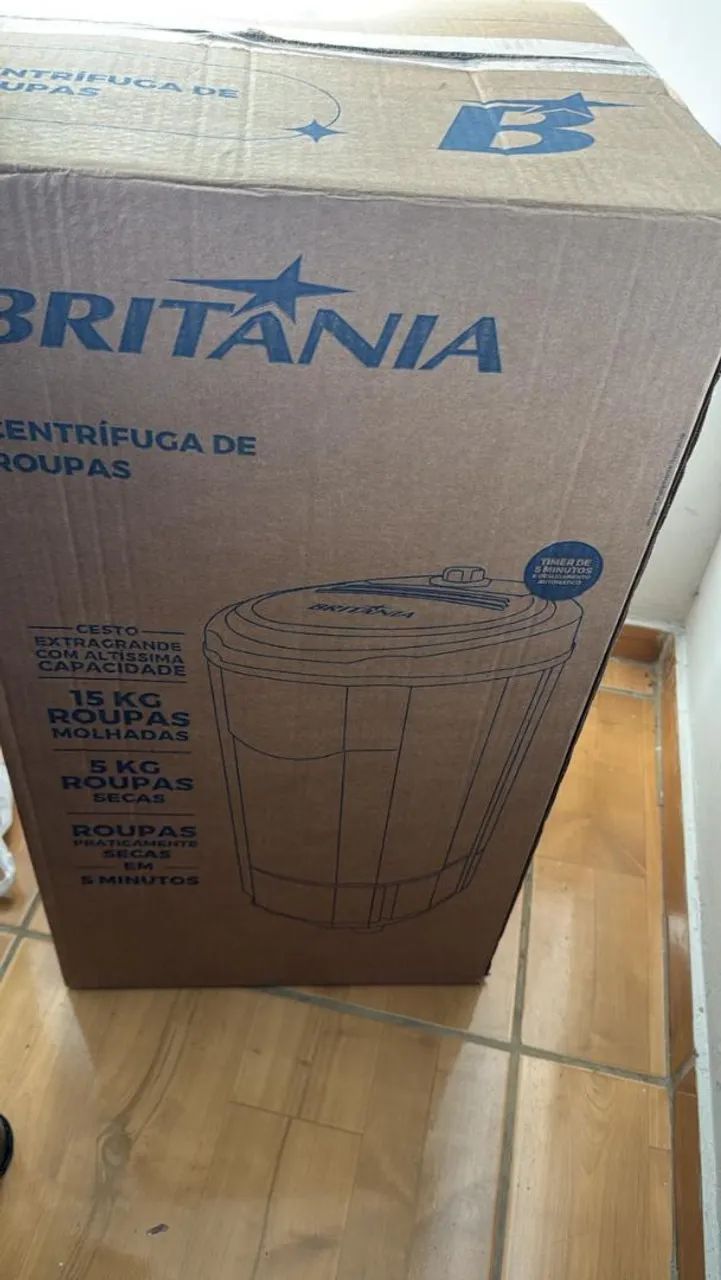 Centrífuga semi automática 15kg britânica 