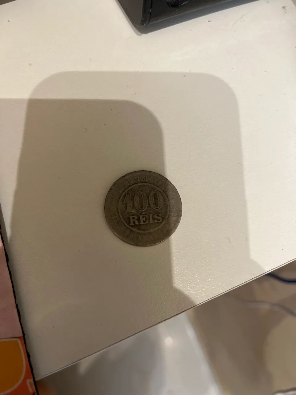 Moeda antiga 100 réis de 1893