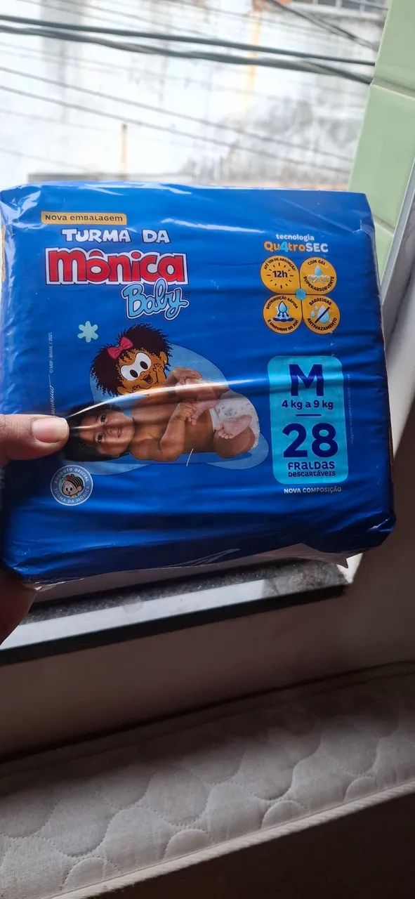 Fraldas turma da Mônica M