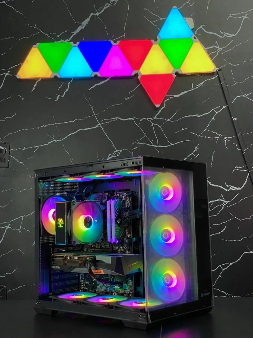 PC GAMER CORE I5 10400F/ Z490 GIGABYTE/ RX 7600 8GB - Consoles de