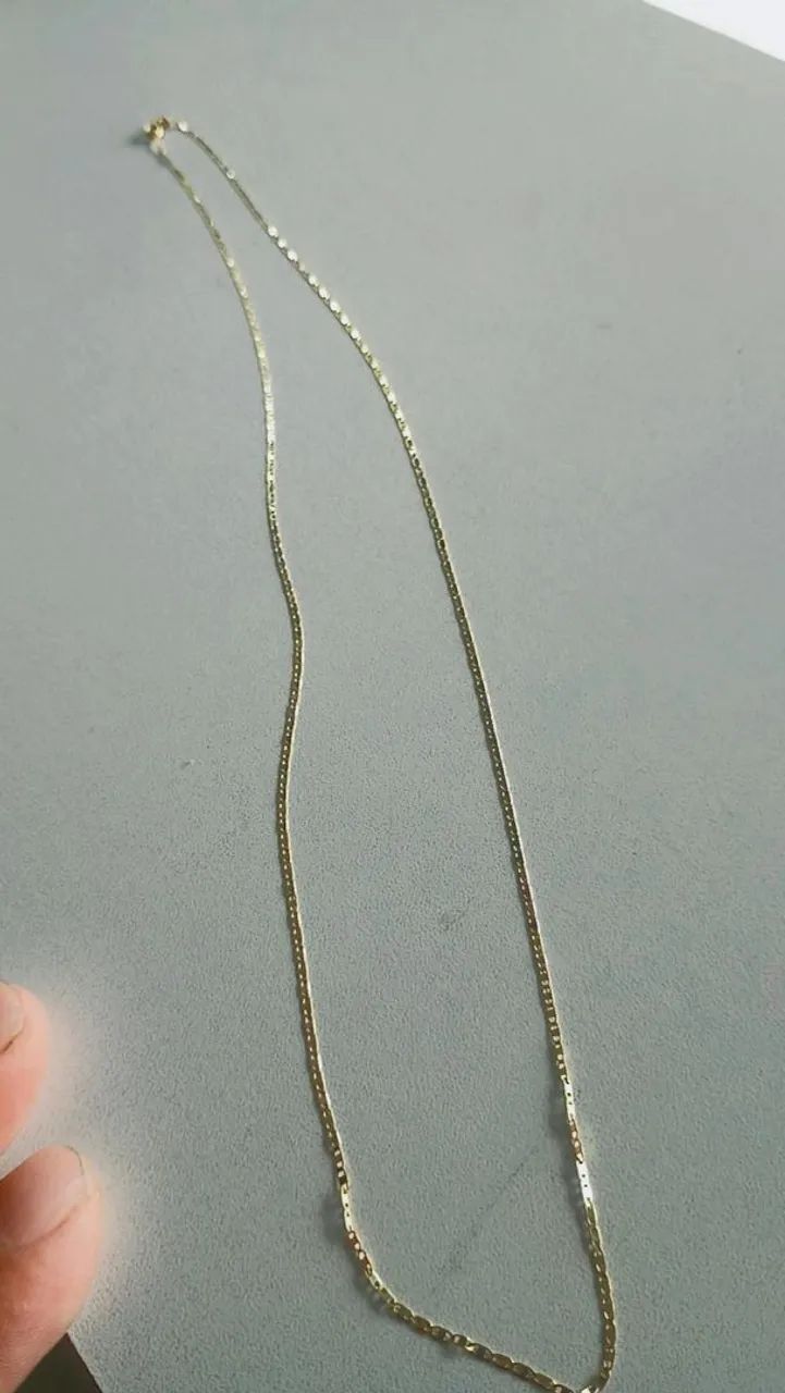Cordão de ouro 18 cm 60cm - Foto 3