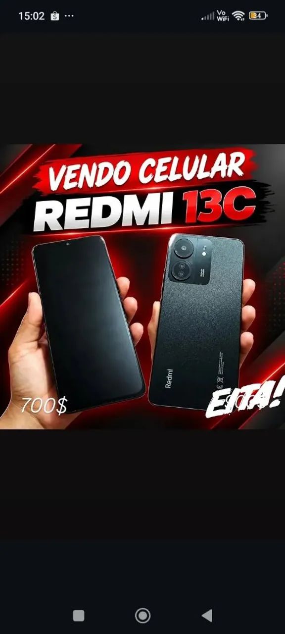 Vendo celular Redmi 13 C 