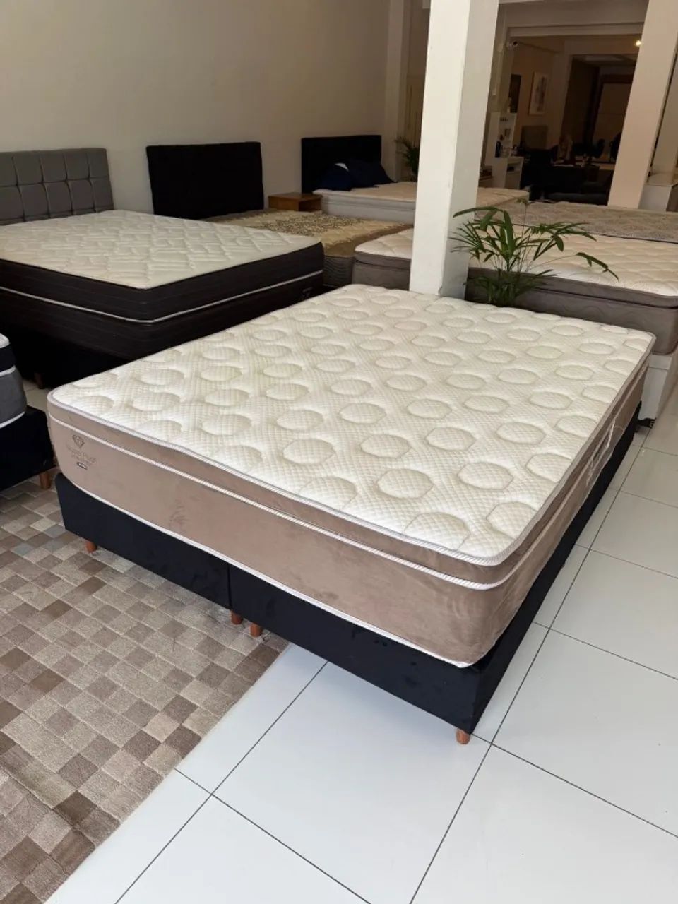 Colchão Queen MANNES TOP COM BASE - Entrego!  - Foto 5
