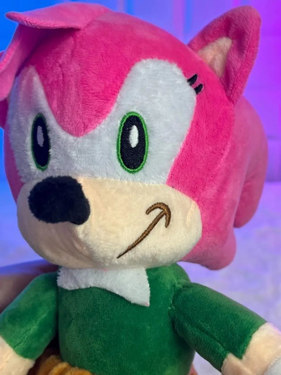 Pelúcia Amy Rose Clássica Sonic 32cm - Foto 3