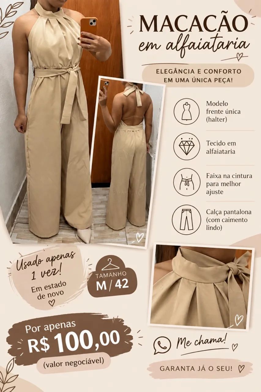 MACACÃO ALFAIATARIA NEGOCIAVEL