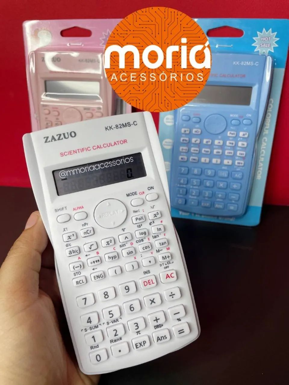 Calculadora Cientifica 82ms 240 Funções Display 2 Linhas com capa protetora Estudante - Foto 4