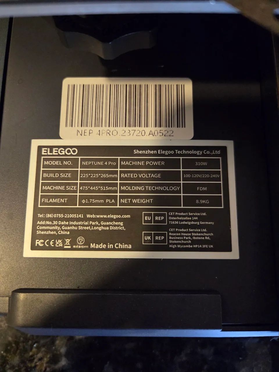 Elegoo Neptune 4 pro - Impressora 3D - Foto 4