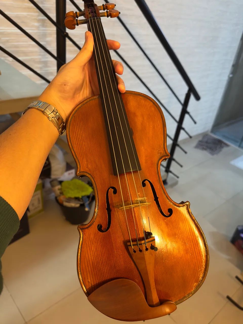 Violino copia Antonio Stradivarius 90 anos - Foto 3