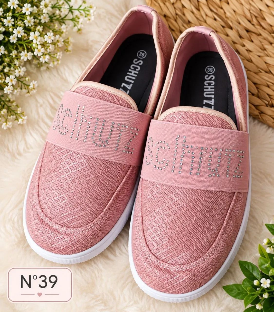 Sapato feminino bege 