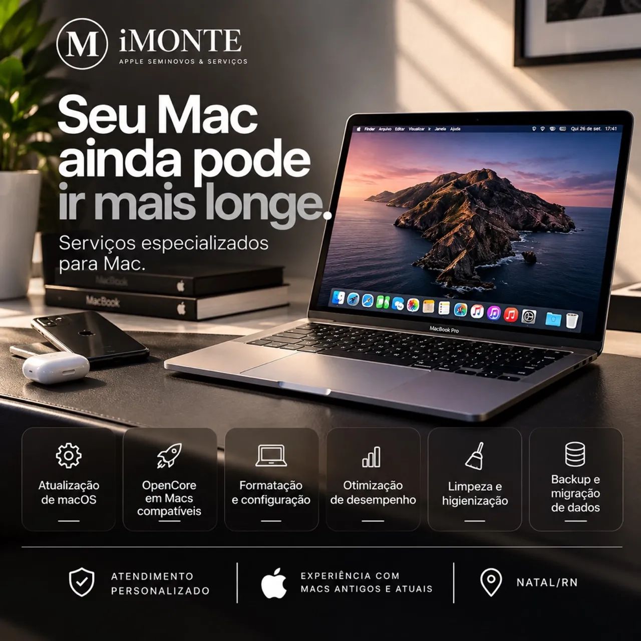 Serviços MacBook | Atualização ? OpenCore ? Formatação