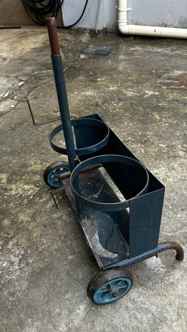 Carrinho transporte de cilindro 