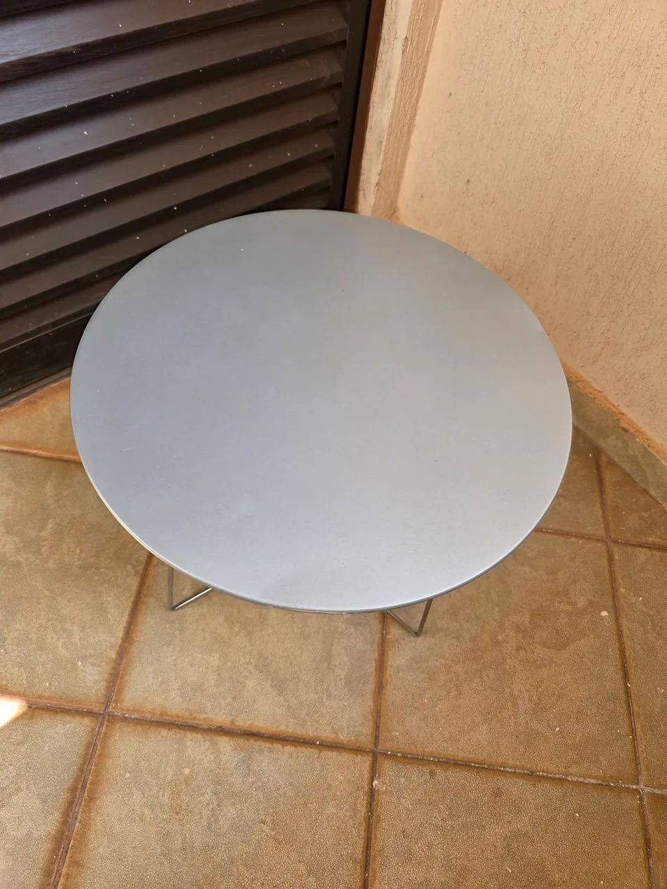 Mesa de canto madeira e metal - Foto 4