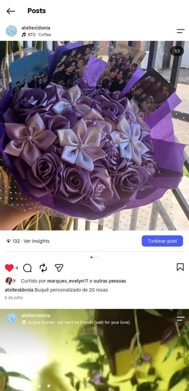 Buquês de borboleta e cetim  - Foto 5