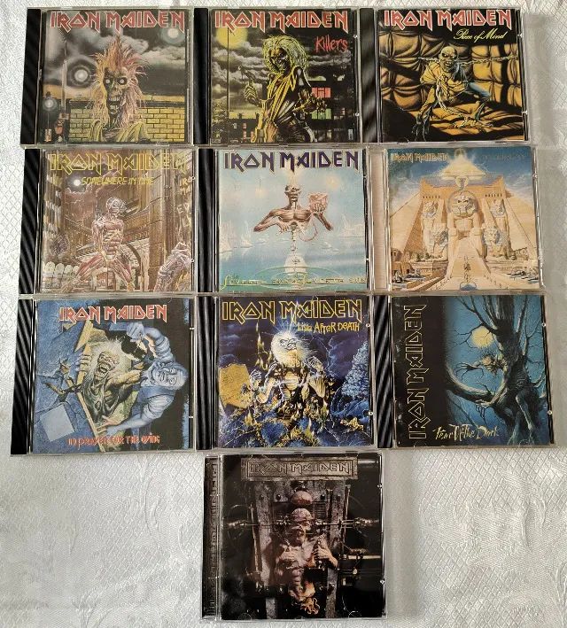 Coleção Iron Maiden - 10 CDs Clássicos