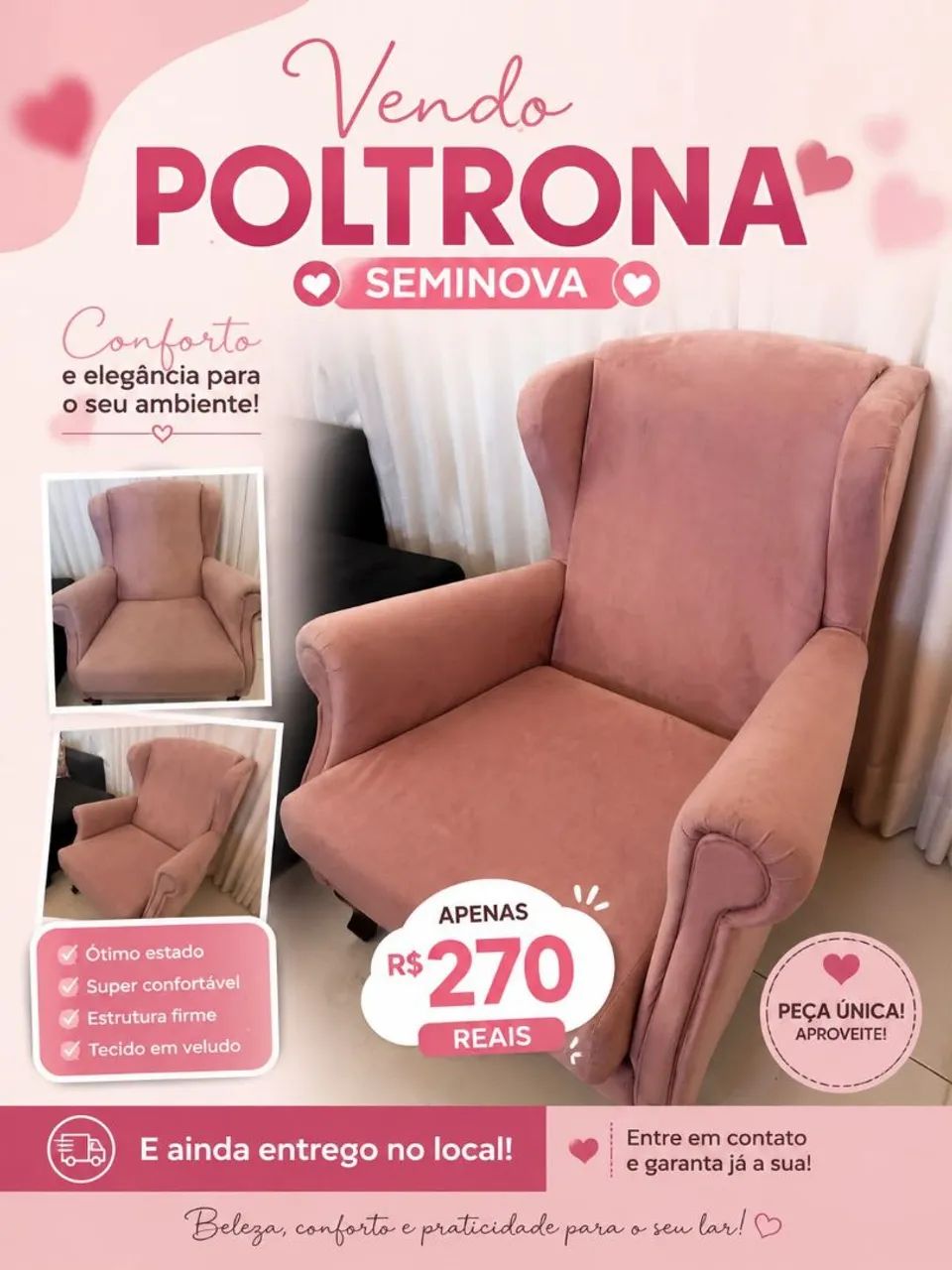 Poltrona Rosa 