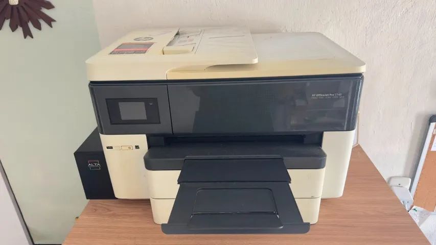 IMPRESSORA HP OFFICE JET PRO 7740 com Bulk - Foto 5