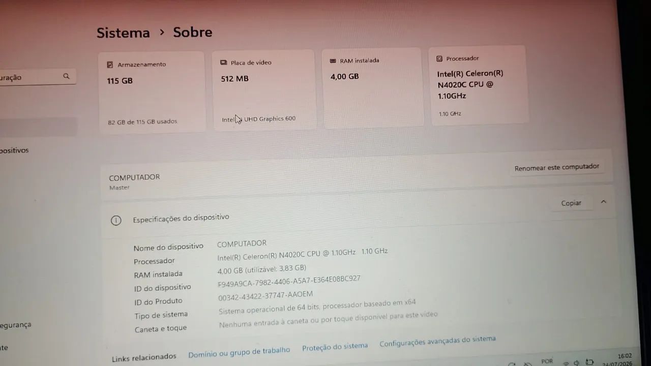 NOTEBOOK POSITIVO