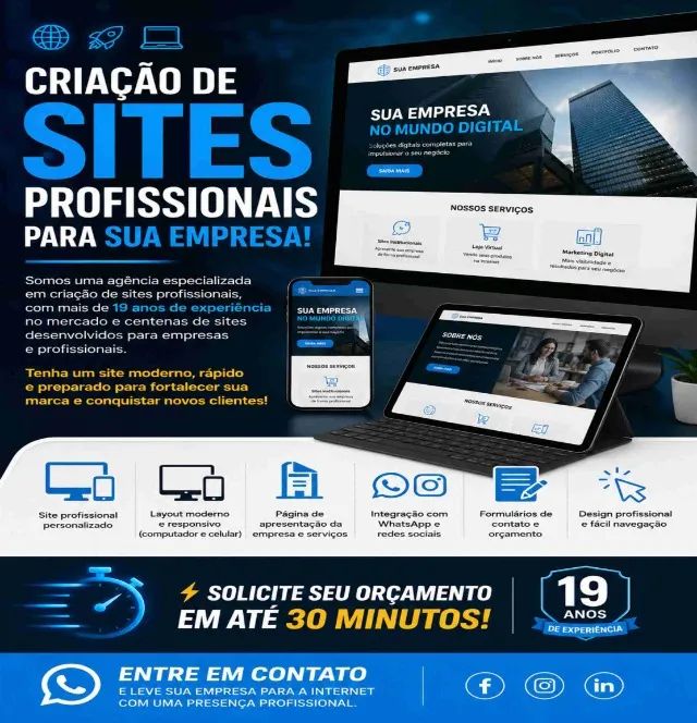 SItes modernos com entrega super rpida !