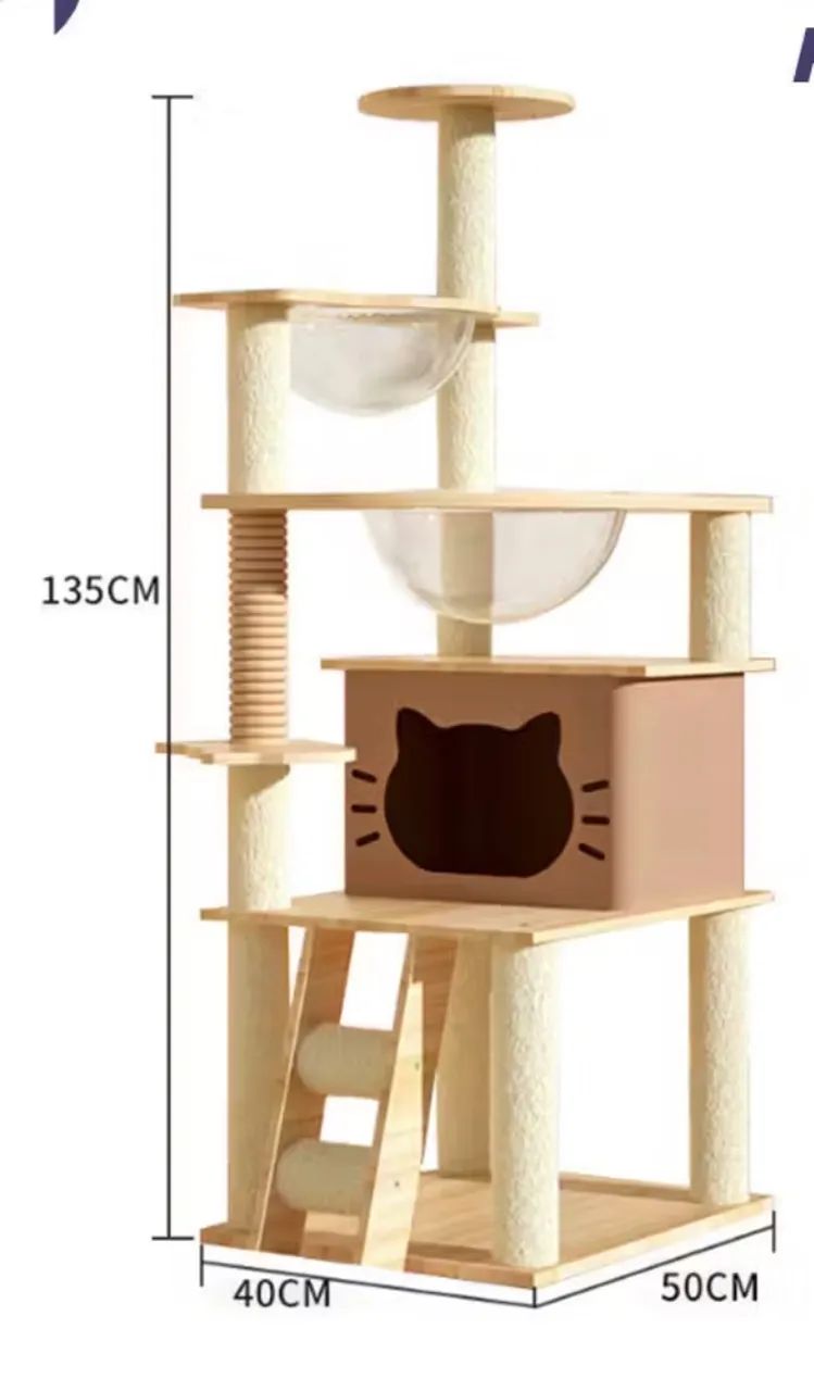 Casinha Arranhador Torre Para Gatos  