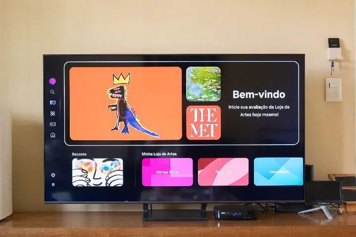 Tv Samsung 4k, 55 polegadas, QLED, Smart em excelente estado. - Foto 2