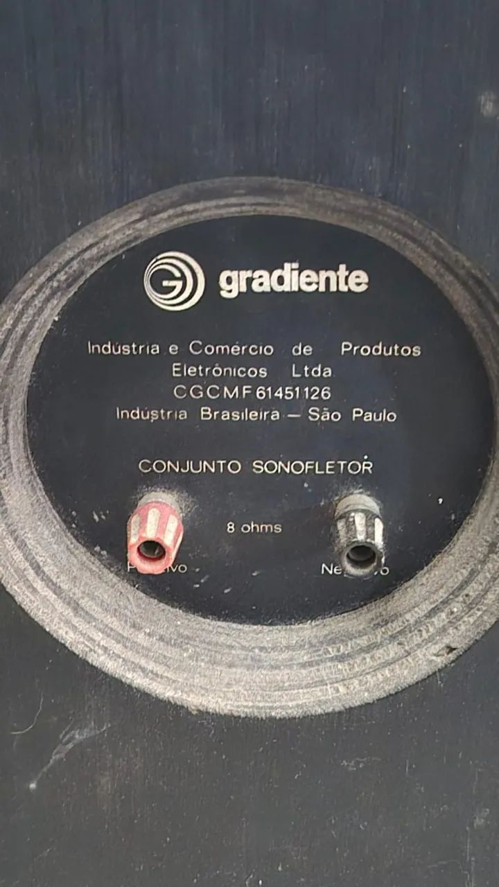 Caixas Gradiente Mini Oito Vintage Raríssimas Par 8 Ohms - Foto 3