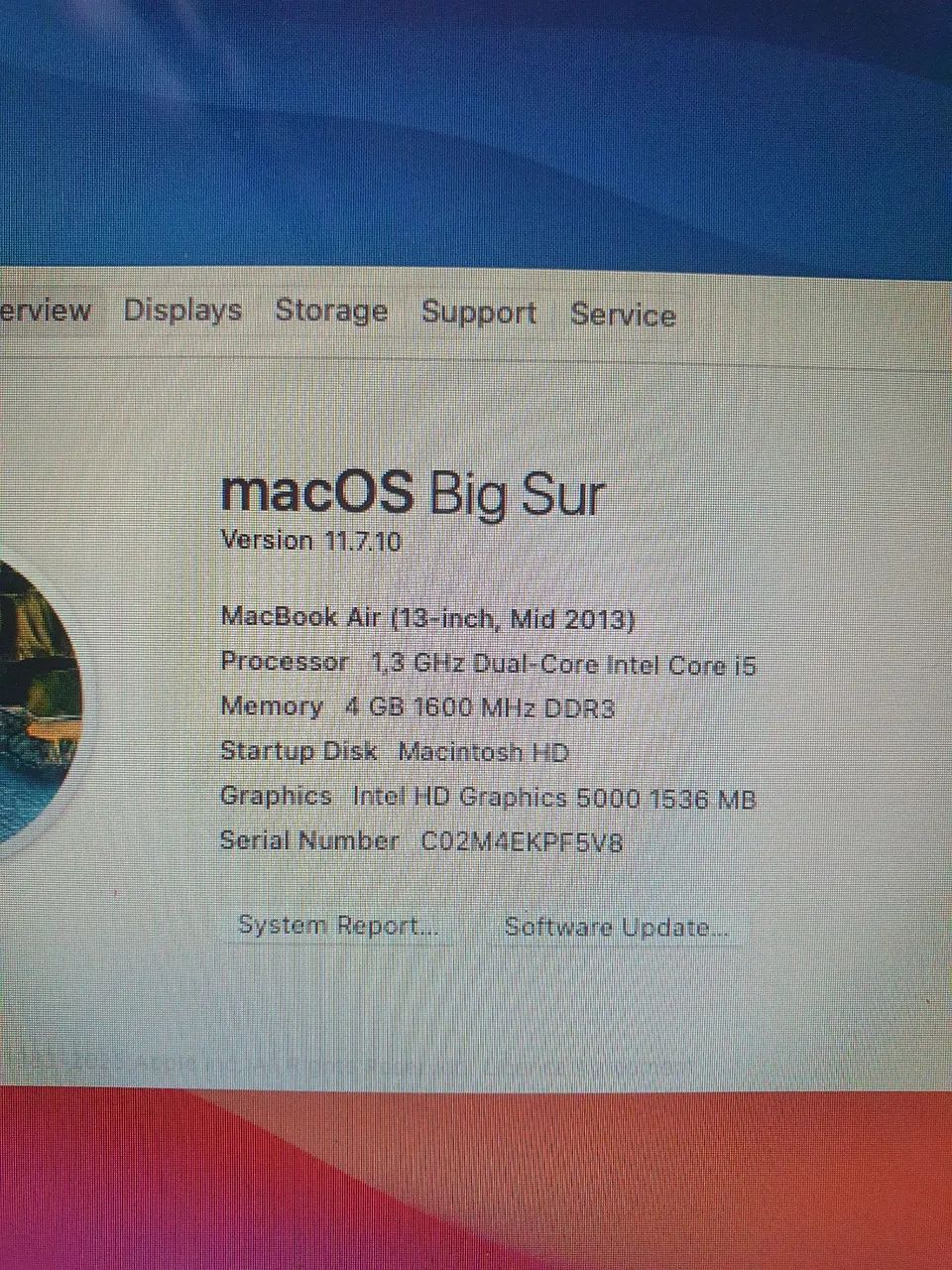 Macbook air 13 polegadas 256 ssd, Sem detalhes