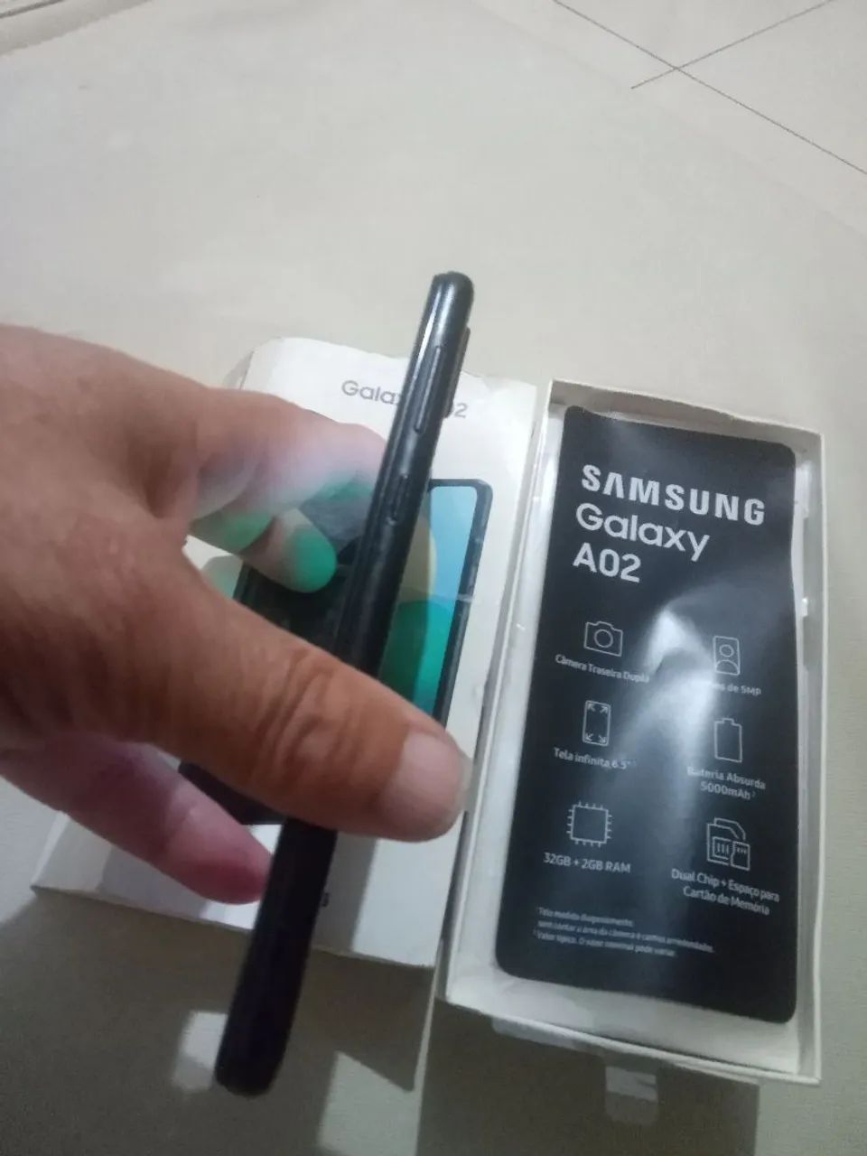 Samsung A02 tudo em ordem com Caixa. - Foto 5