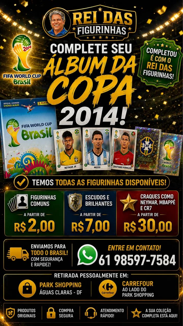 Figurinhas copa 2014