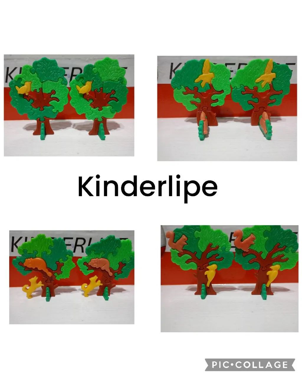 Kinder ovo Árvores Puzzle 