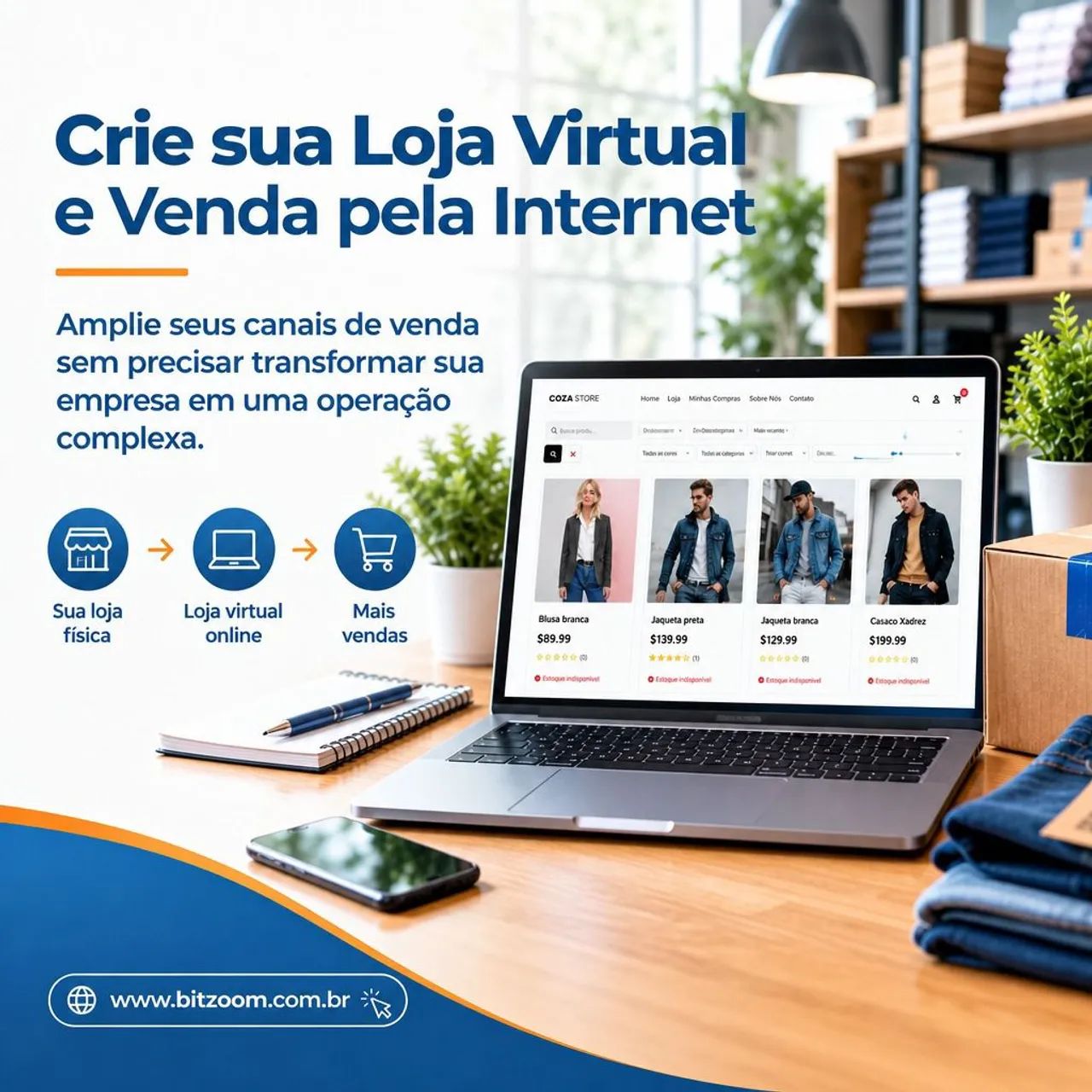 Loja virtual ( e-commerce) profissional para sua empresa | BitZOOM  - Foto 3