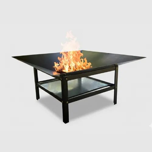 Lareira 80cm p/ Jardim Fogueira Externa Portatil a Lenha