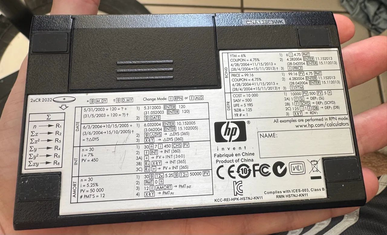 Calculadora financeira HP 12c Platinum - Foto 2