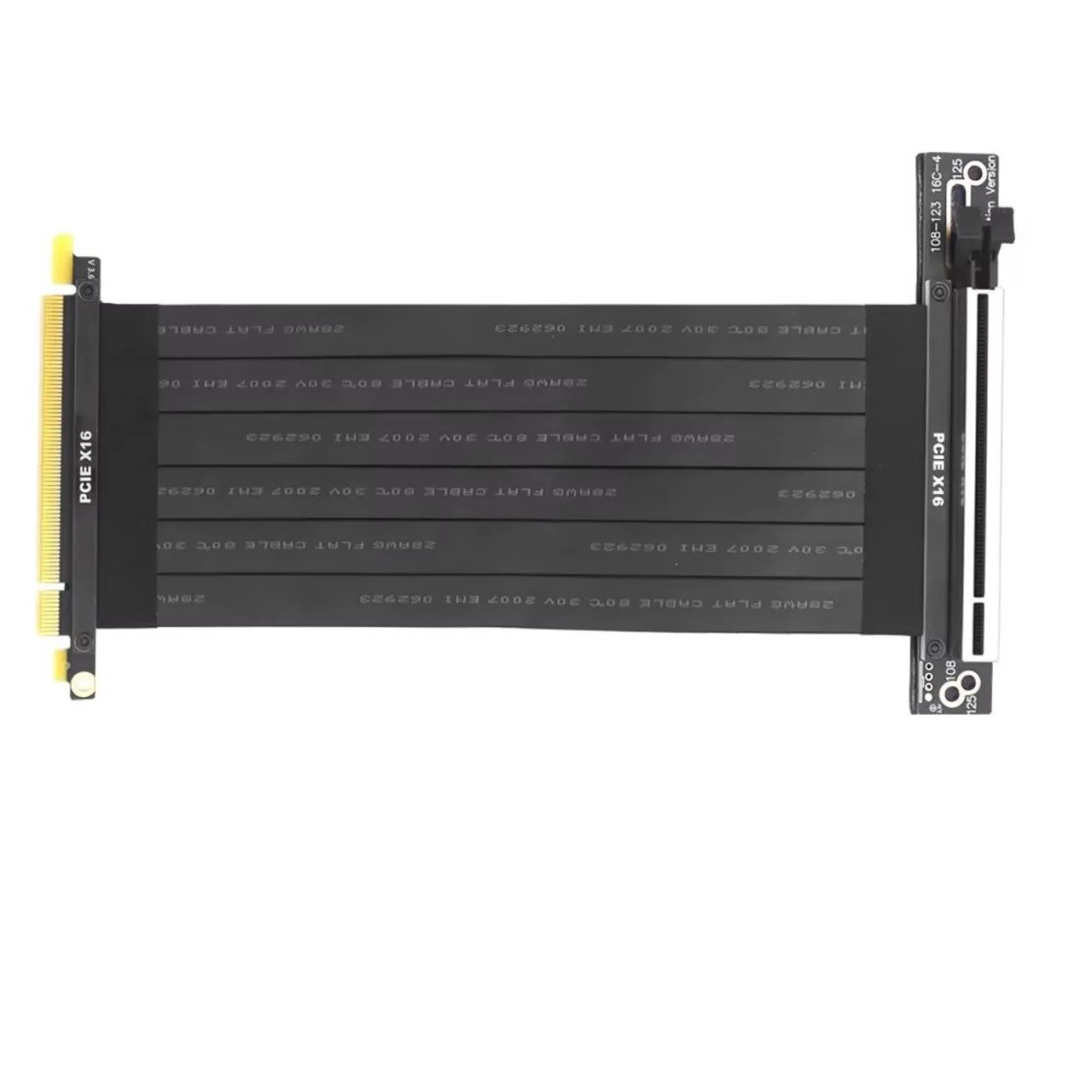 Extensor Riser PCIe 4.0 TISHRIC 20cm para Placa de Vídeo - Preto - Foto 5