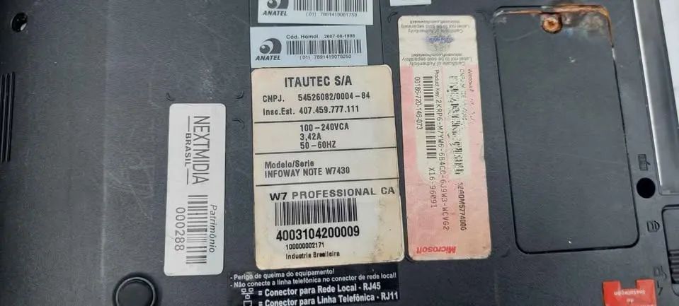 Notebook lote com 3 unidades com defeito vendo como esta apenas os 3 - Foto 5