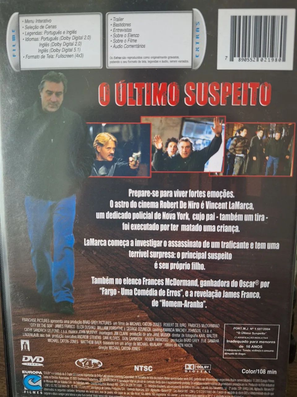 DVD O Última Suspeito - CDs, DVDs etc - Vila Rosalina, Lavras