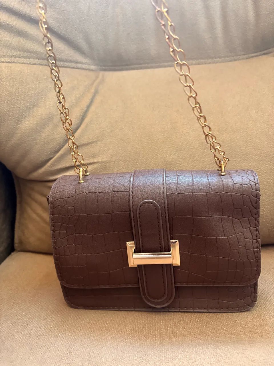 Bolsa social cor café 