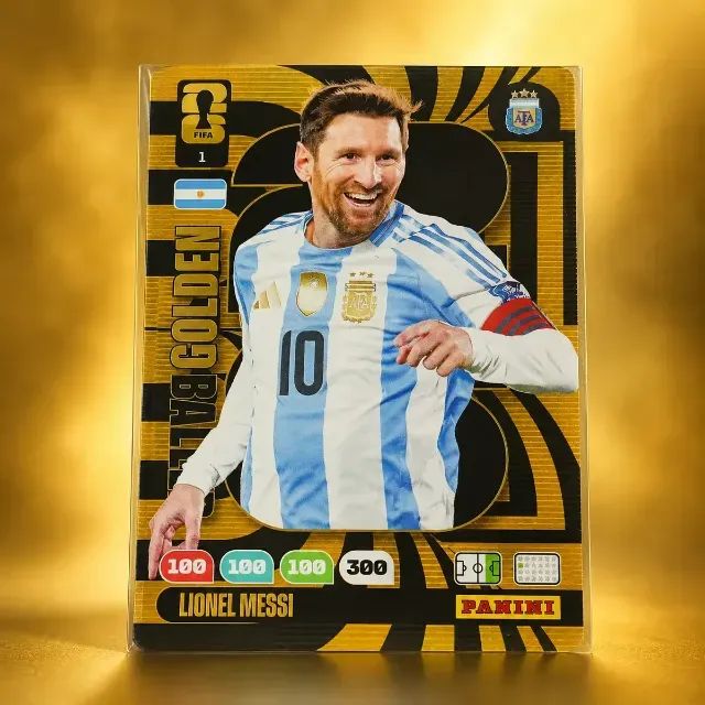 スポーツ BallersLionel Messi FIFA World Cup Card Golden Baller Lionel Messi Panini Adrenalyn XL FIFA World Cup