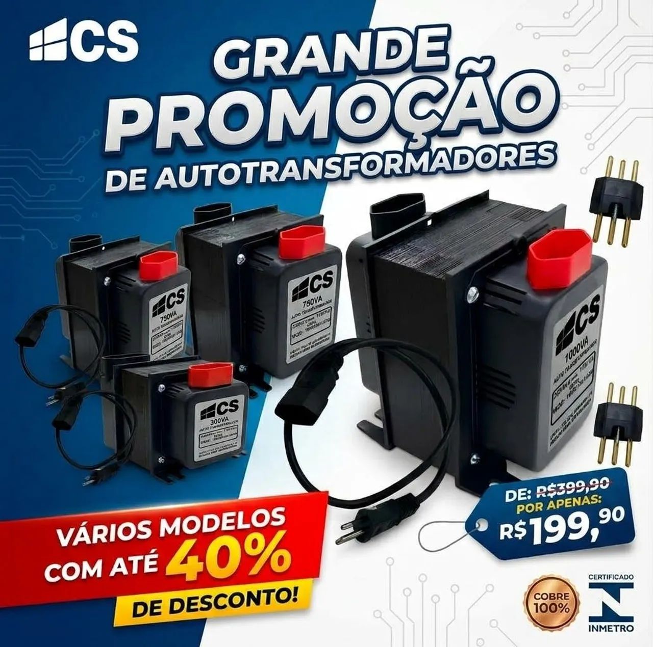 Transformador de voltagem 110v/220v