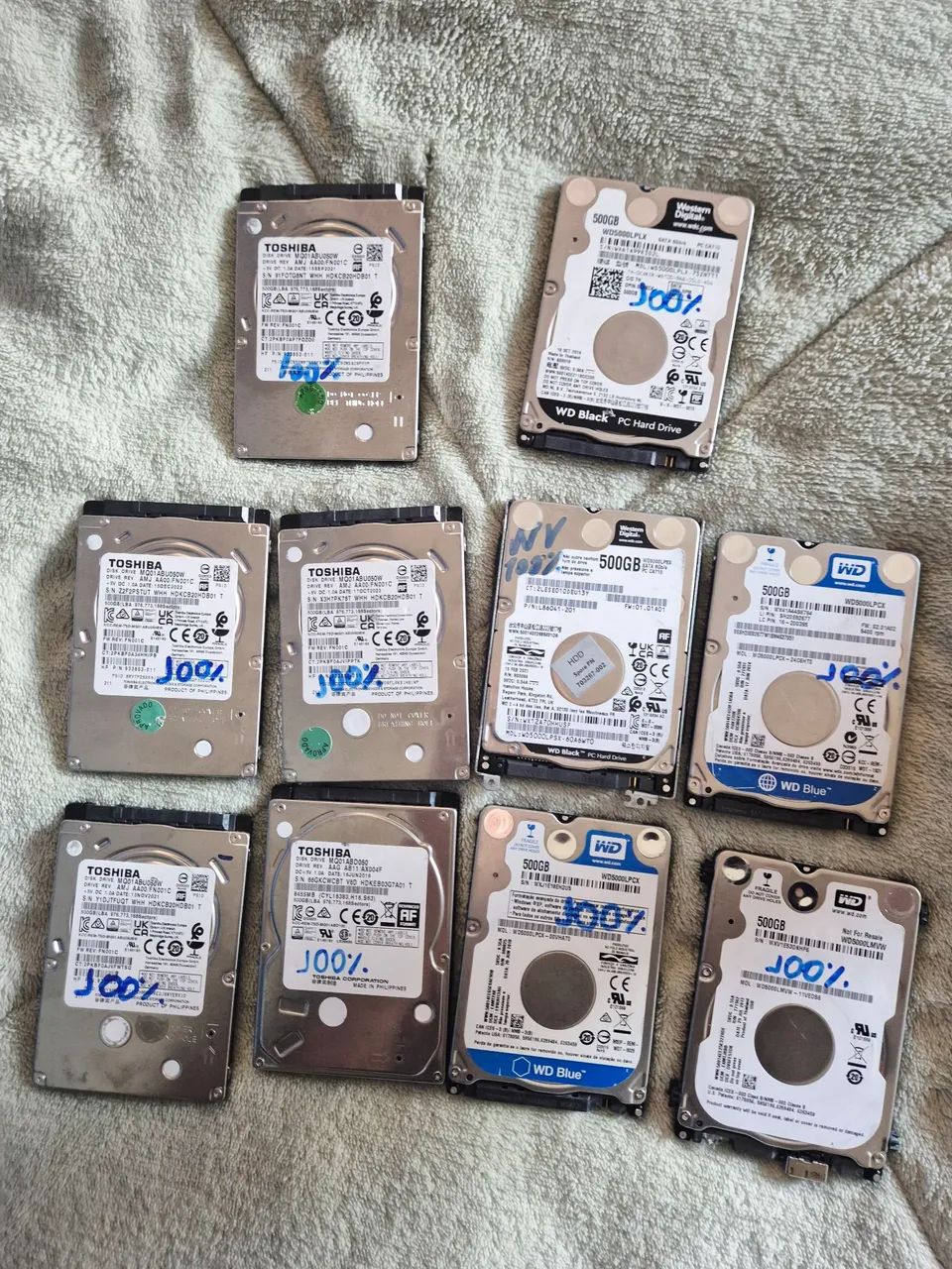 10 mini hds (2,5